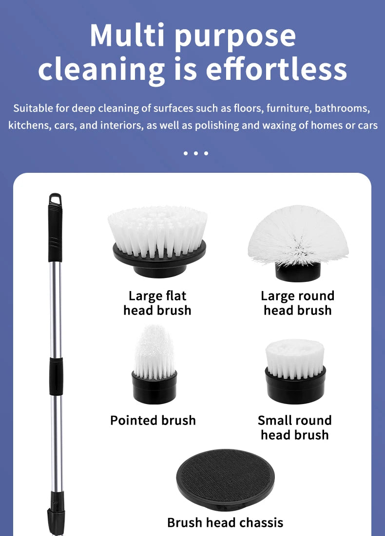 Cordless Power Scrubber Brush